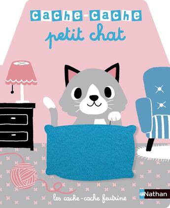 Couverture du livre « Cache-cache petit chat » de  aux éditions Nathan