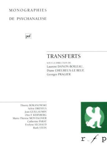 Couverture du livre « Transferts » de Laurent Danon-Boileau aux éditions Puf