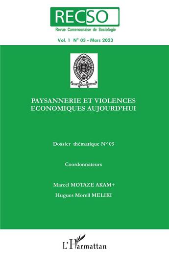 Couverture du livre « Paysannerie et violences economiques aujourd'hui - vol03 » de Djouda Feudjio Y B. aux éditions L'harmattan