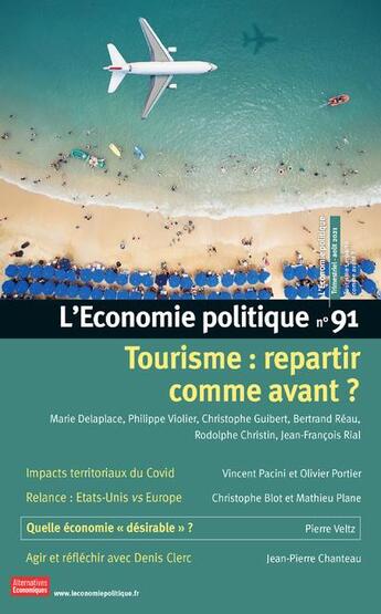 Couverture du livre « L'economie politique - numero 91 » de  aux éditions Alternatives Economiques