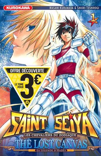 Couverture du livre « Saint Seiya - the lost Canvas ; la légende d'Hadès t.1 » de Masami Kurumada et Shiori Teshirogi aux éditions Kurokawa