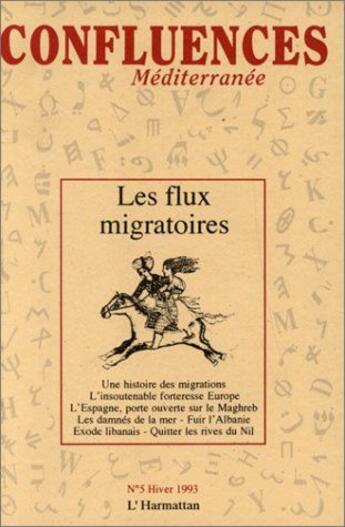 Couverture du livre « Les flux migratoires - vol05 » de Bernard Ravenel aux éditions L'harmattan