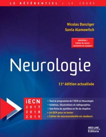 Couverture du livre « Neurologie (11e édition) » de Nicolas Danziger et Sonia Alamowitch aux éditions Med-line