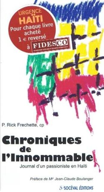 Couverture du livre « Chroniques de l'innommable » de Boulanger/Frechette aux éditions Artege