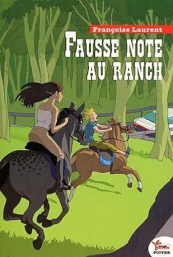 Couverture du livre « Fausse note au ranch » de Francoise Laurent aux éditions Rouge Safran