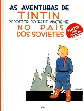 Couverture du livre « As aventuras de Tintim t.1 ; no país dos sovietes » de Herge aux éditions Casterman