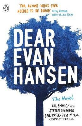 Couverture du livre « DEAR EVAN HANSEN » de Val Emmich aux éditions Penguin