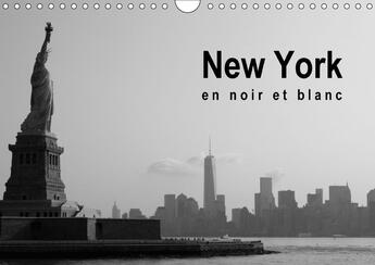 Couverture du livre « New york en noir et blanc calendrier mural 2018 din a4 horiz - a la decouverte de new york ca » de Lebouc S aux éditions Calvendo