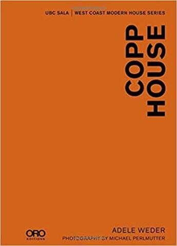 Couverture du livre « Copp house » de Weder Adele aux éditions Acc Art Books