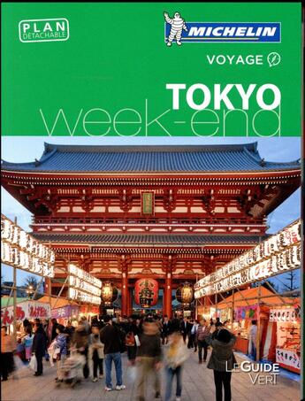 Couverture du livre « Guide vert week end tokyo » de Collectif Michelin aux éditions Michelin