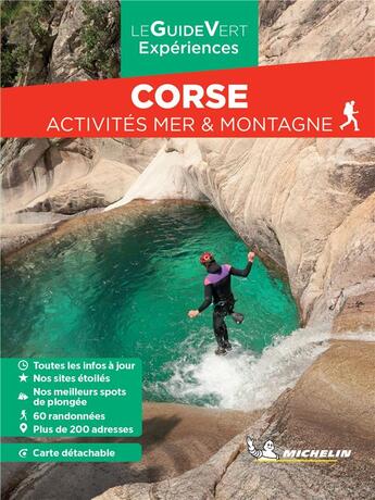 Couverture du livre « Le guide vert week&go : Corse mer et montagne » de Collectif Michelin aux éditions Michelin