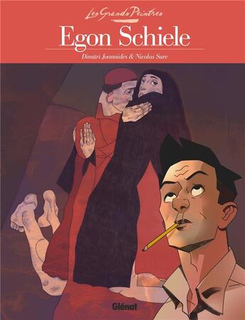 Couverture du livre « LES GRANDS PEINTRES : Egon Schiele ; le cardinal et la nonne » de Dimitri Joannides et Nicolas Sure aux éditions Glenat