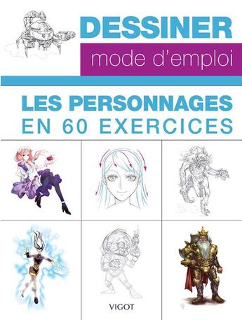 Couverture du livre « Les personnages en 60 exercices » de  aux éditions Vigot