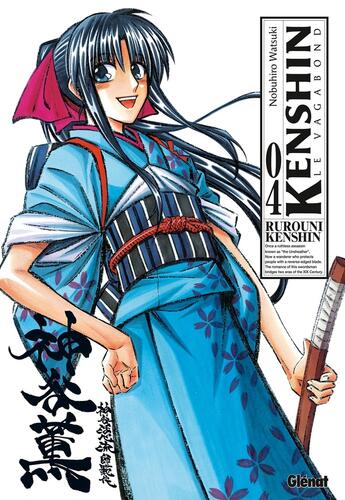 Couverture du livre « Kenshin le vagabond Tome 4 » de Nobuhiro Watsuki aux éditions Glenat