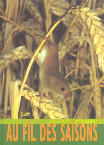 Couverture du livre « Au fil des saisons » de Beatrice Fontanel aux éditions Milan