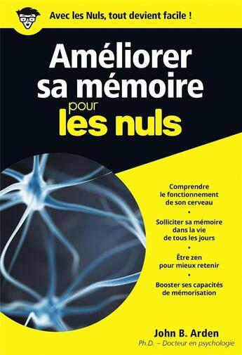 Couverture du livre « Améliorer sa mémoire » de John Arden aux éditions First