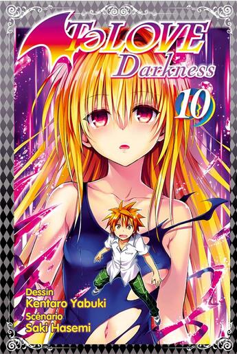 Couverture du livre « To love darkness Tome 10 » de Kentaro Yabuki et Saki Hasemi aux éditions Delcourt