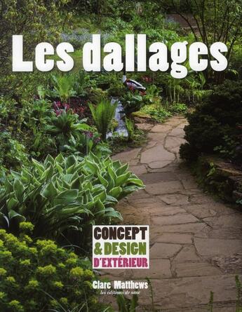 Couverture du livre « Les dallages » de Clare Matthews aux éditions De Saxe