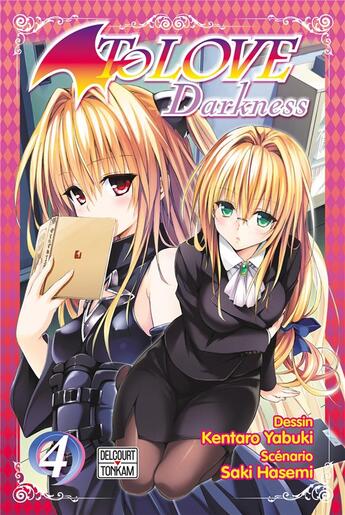 Couverture du livre « To love darkness Tome 4 » de Kentaro Yabuki et Saki Hasemi aux éditions Delcourt