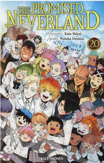 Couverture du livre « The promised Neverland Tome 20 » de Posuka Demizu et Kaiu Shirai aux éditions Crunchyroll