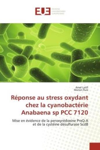 Couverture du livre « Reponse au stress oxydant chez la cyanobacterie anabaena sp pcc 7120 - mise en evidence de la peroxy » de Latifi/Ruiz aux éditions Editions Universitaires Europeennes