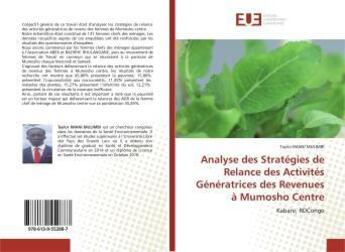 Couverture du livre « Analyse des strategies de relance des activites generatrices des revenues a mumosho centre - kabare, » de Imani Taylor aux éditions Editions Universitaires Europeennes