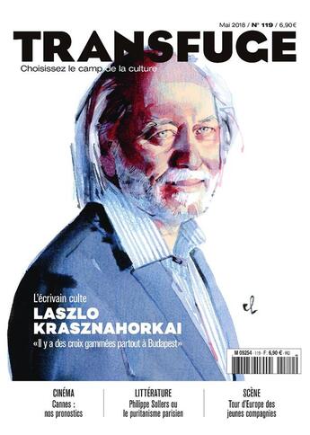 Couverture du livre « Transfuge n 119 laslo krasznahorkai - mai 2018 » de  aux éditions Transfuge