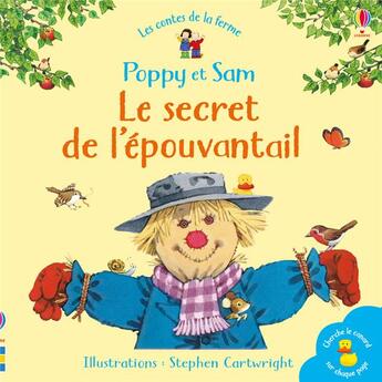 Couverture du livre « Poppy et Sam : le secret de l'épouvantail » de Heather Amery et Stephen Cartwright aux éditions Usborne