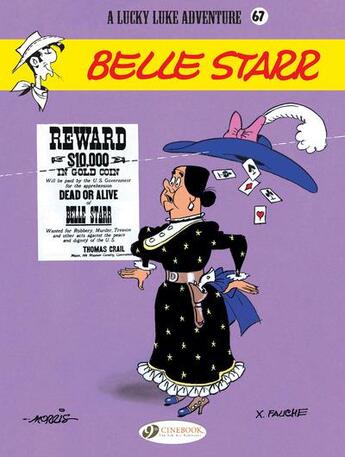 Couverture du livre « Lucky Luke t.67 ; Belle Star » de Xavier Fauche et Morris aux éditions Cinebook