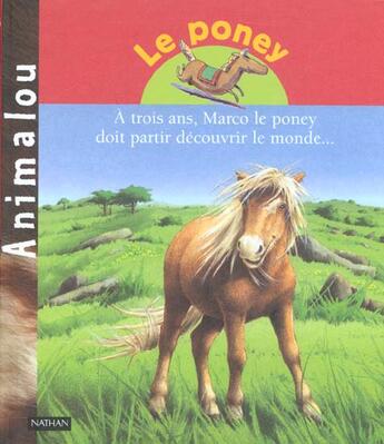 Couverture du livre « Le Poney » de Patricia Holl aux éditions Nathan