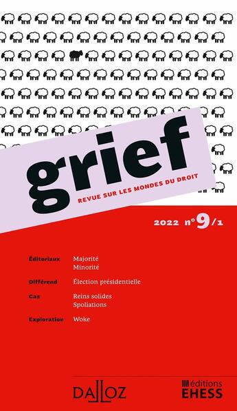 Couverture du livre « Grief, revue sur les mondes du droit - n 9/1 » de Olivier Cayla aux éditions Dalloz