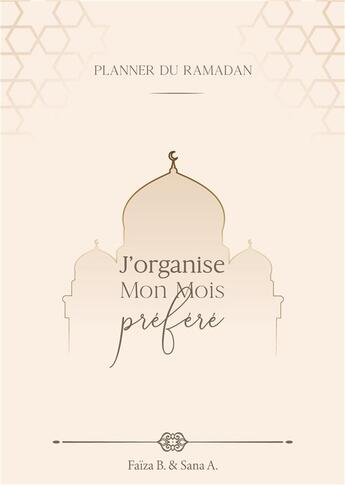 Couverture du livre « J'organise mon mois préféré » de Belazghari/Arroub aux éditions Books On Demand