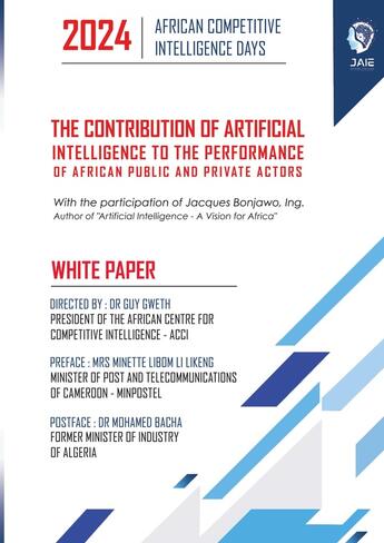 Couverture du livre « The contribution of artificial intelligence to the performance of african public and private actors » de Guy Gweth aux éditions Books On Demand