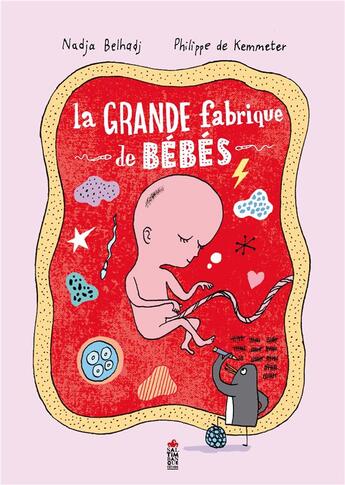 Couverture du livre « La grande fabrique de bébés » de Philippe De Kemmeter et Nadja Belhadj aux éditions Saltimbanque