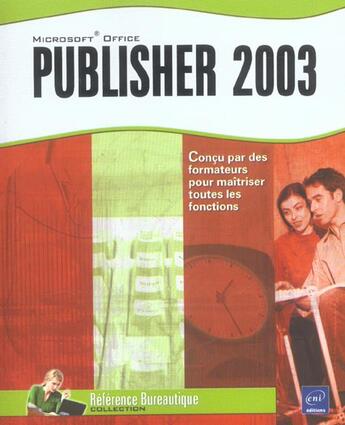 Couverture du livre « Publisher 2003 » de  aux éditions Eni