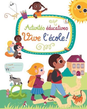 Couverture du livre « Je rentre a la maternelle/je rentre a la maternelle » de  aux éditions Piccolia