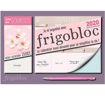 Couverture du livre « Mini frigobloc hebdo 2020 special zen (de janvier a decembre 2020) - s'organiser n'a jamais ete aus » de  aux éditions Play Bac