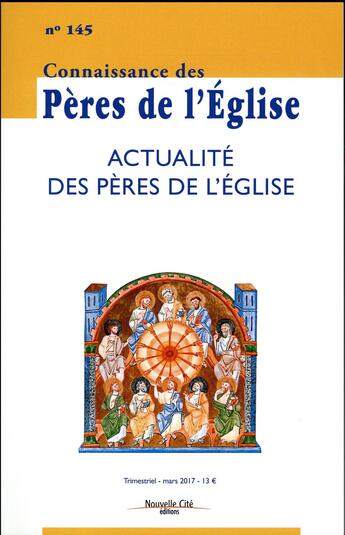 Couverture du livre « REVUE CONNAISSANCE DES PERES N.145 ; la fraternité » de Revue Connaissance Des Peres aux éditions Nouvelle Cite