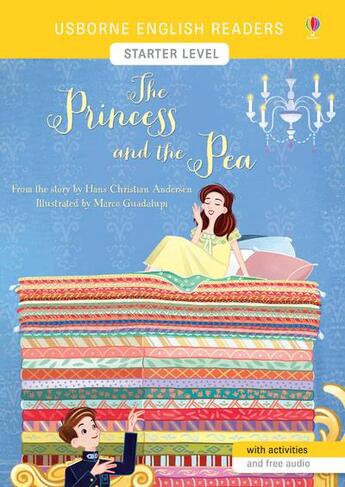 Couverture du livre « The princess and the pea - eng readers starter level » de Mackinnon/Guadalupi aux éditions Usborne