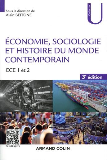 Couverture du livre « Économie, sociologie et histoire du monde contemporain » de Alain Beitone aux éditions Armand Colin