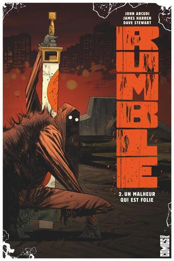 Couverture du livre « Rumble Tome 2 : un malheur qui est folie » de Dave Stewart et James Harren et John Arcudi aux éditions Glenat Comics