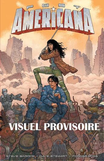 Couverture du livre « Post Americana » de Steve Skroce et Dave Stewart aux éditions Hicomics