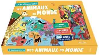 Couverture du livre « À la découverte des animaux du monde » de Jean-Michel Billioud et Deborah Pinto aux éditions Philippe Auzou