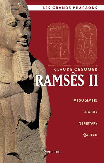 Couverture du livre « Ramsès II » de Claude Obsomer aux éditions Pygmalion