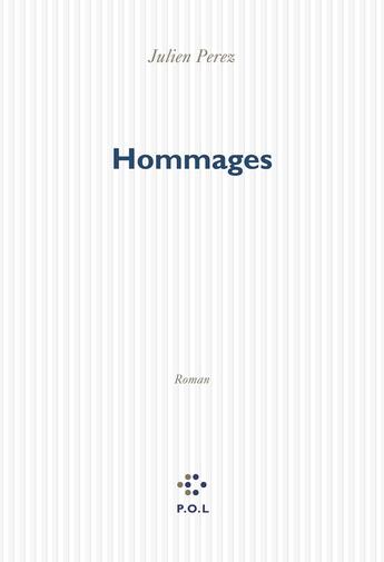 Couverture du livre « Hommages » de Julien Perez aux éditions P.o.l