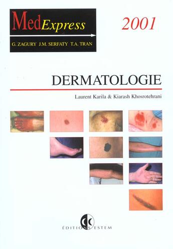 Couverture du livre « Dermatologie collection med express » de Laurent Karila aux éditions Estem