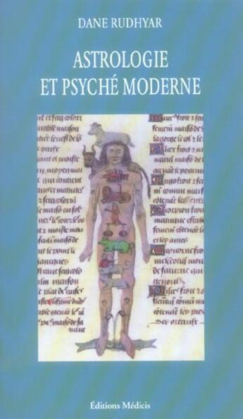 Couverture du livre « Astrologie et psyche moderne » de Dane Rudhyar aux éditions Medicis