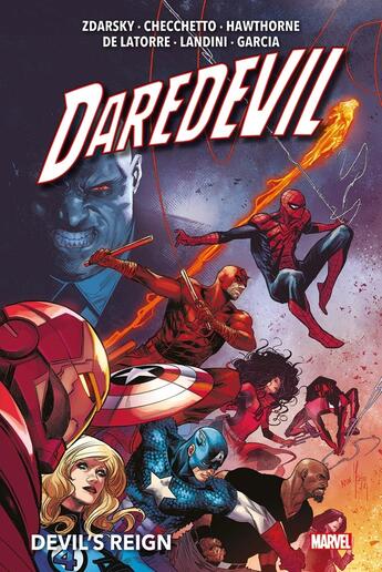 Couverture du livre « Daredevil Tome 3 : Devil's Reign » de Chip Zdarsky et Mike Hawthorne et Marco Checchetto et Stefano Landini aux éditions Panini