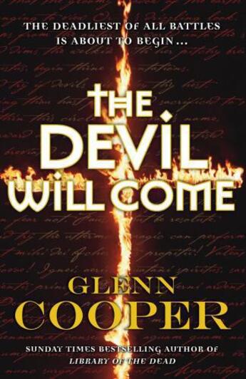 Couverture du livre « The Devil Will Come » de Glenn Cooper aux éditions Random House Digital