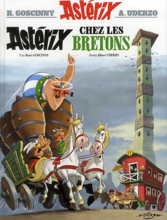 Couverture du livre « Astérix t.8 ; Astérix chez les Bretons » de Rene Goscinny et Albert Uderzo aux éditions Hachette